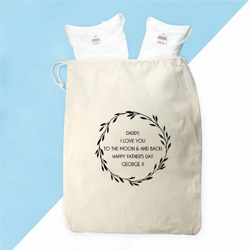 Personalised Daddy And Me Apple White T-Shirts