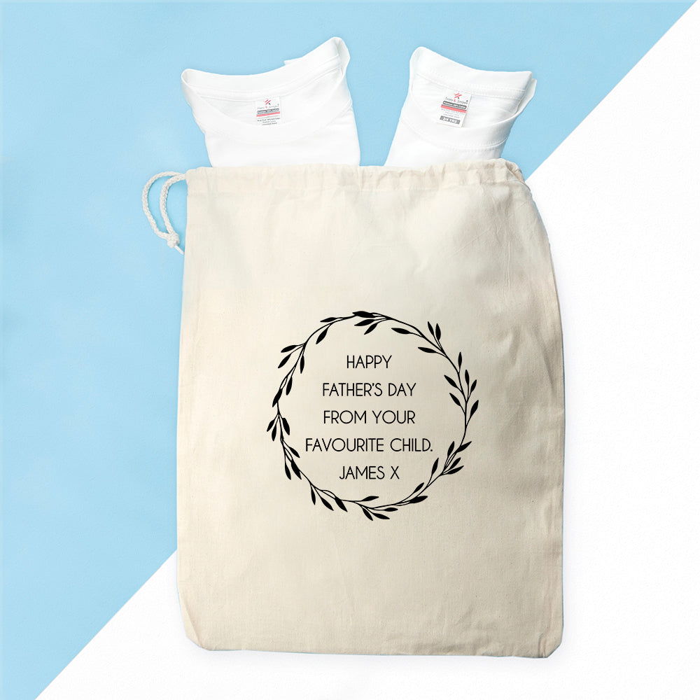 Personalised Daddy And Me Favourite People White T-Shirts