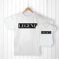 Personalised Daddy And Me Legendary Set