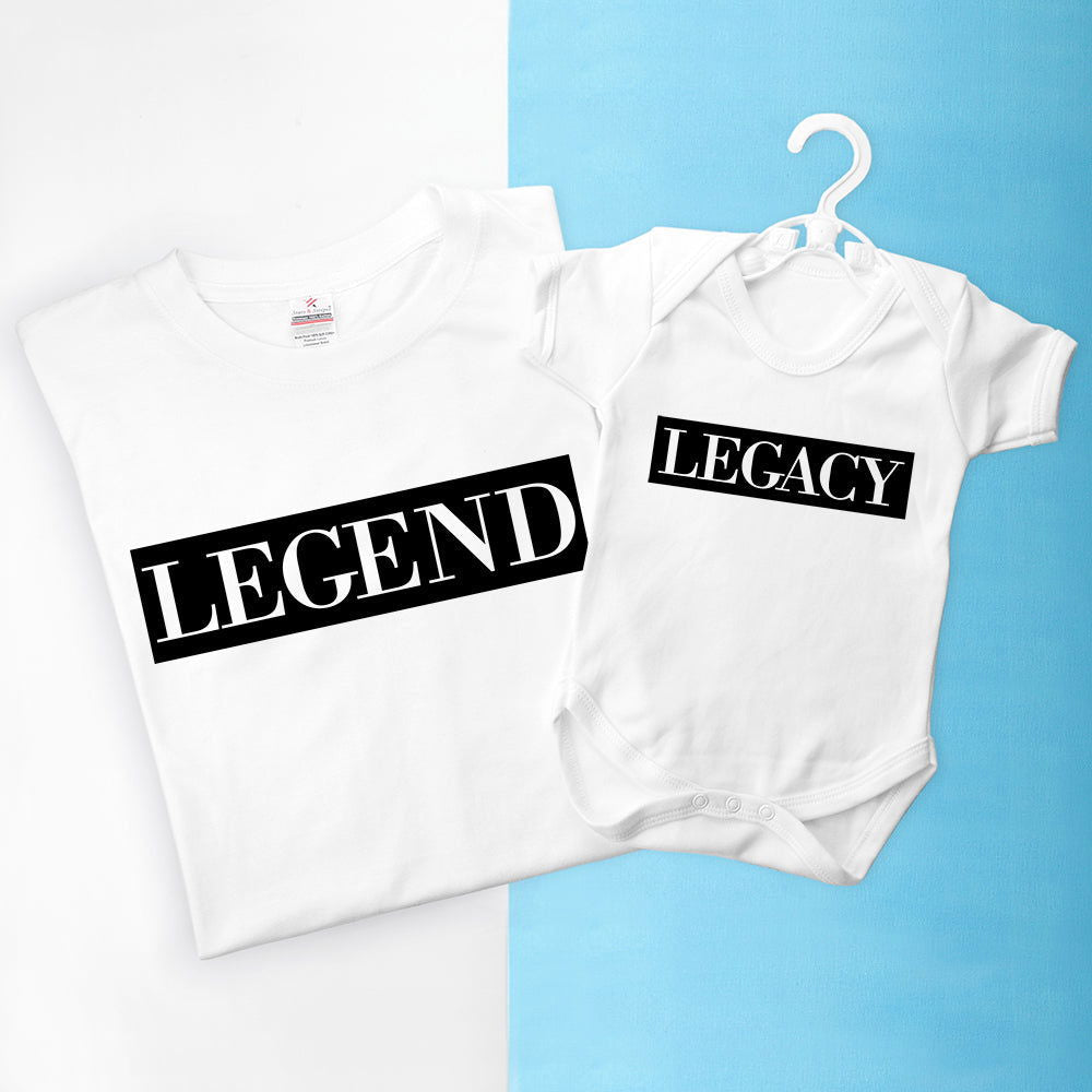 Personalised Daddy And Me Legendary Set