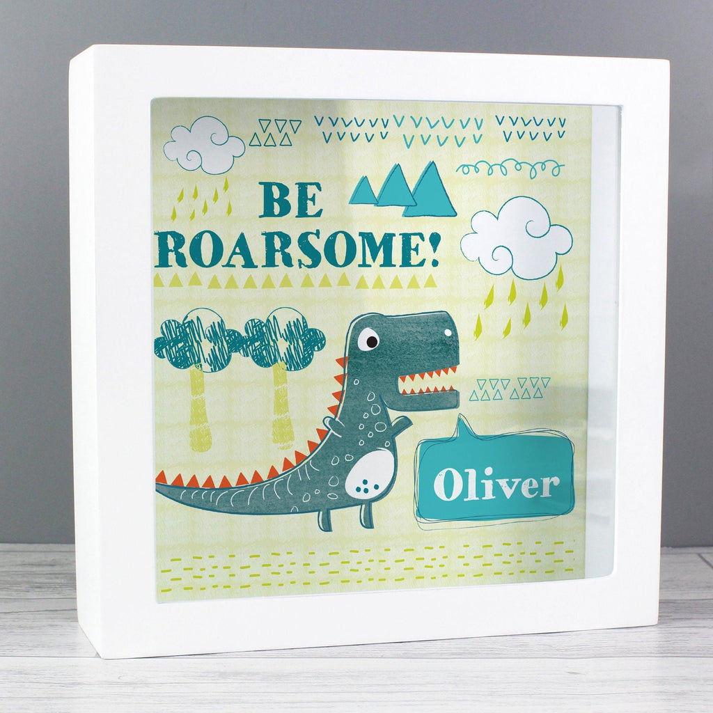 Personalised Dinosaur Fund And Keepsake Box