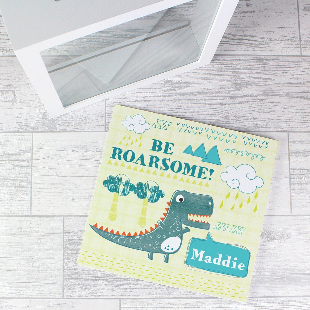 Personalised Dinosaur Fund And Keepsake Box