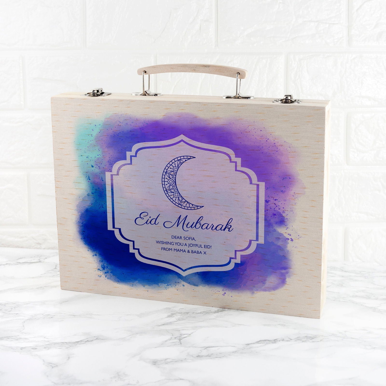 Personalised Eid Mubarak Colouring In Set