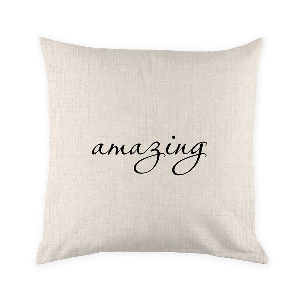 Personalised Empowering Word Cushion Cover