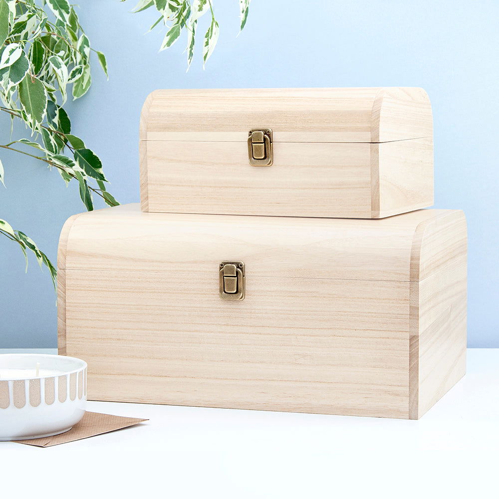 Personalised Engraved Name Keepsake Chest