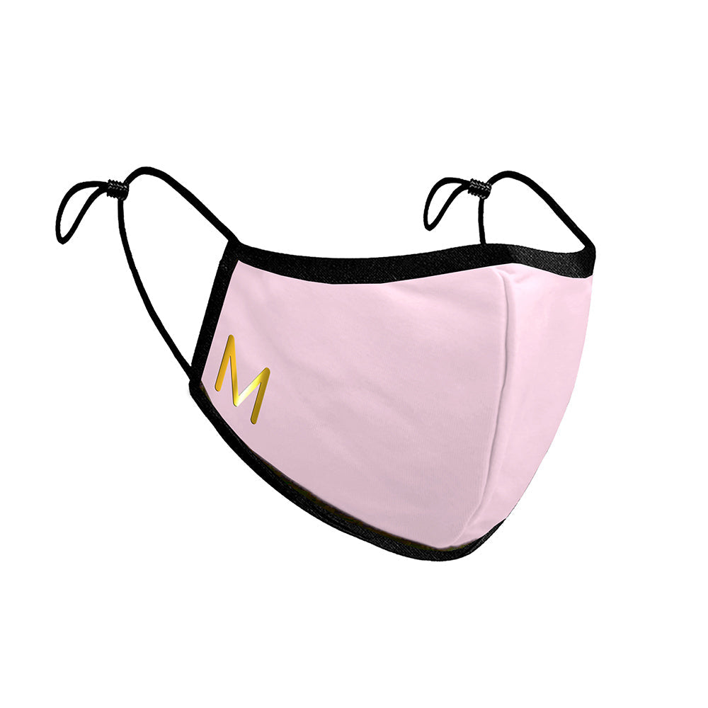 Personalised Face Covering In Rose