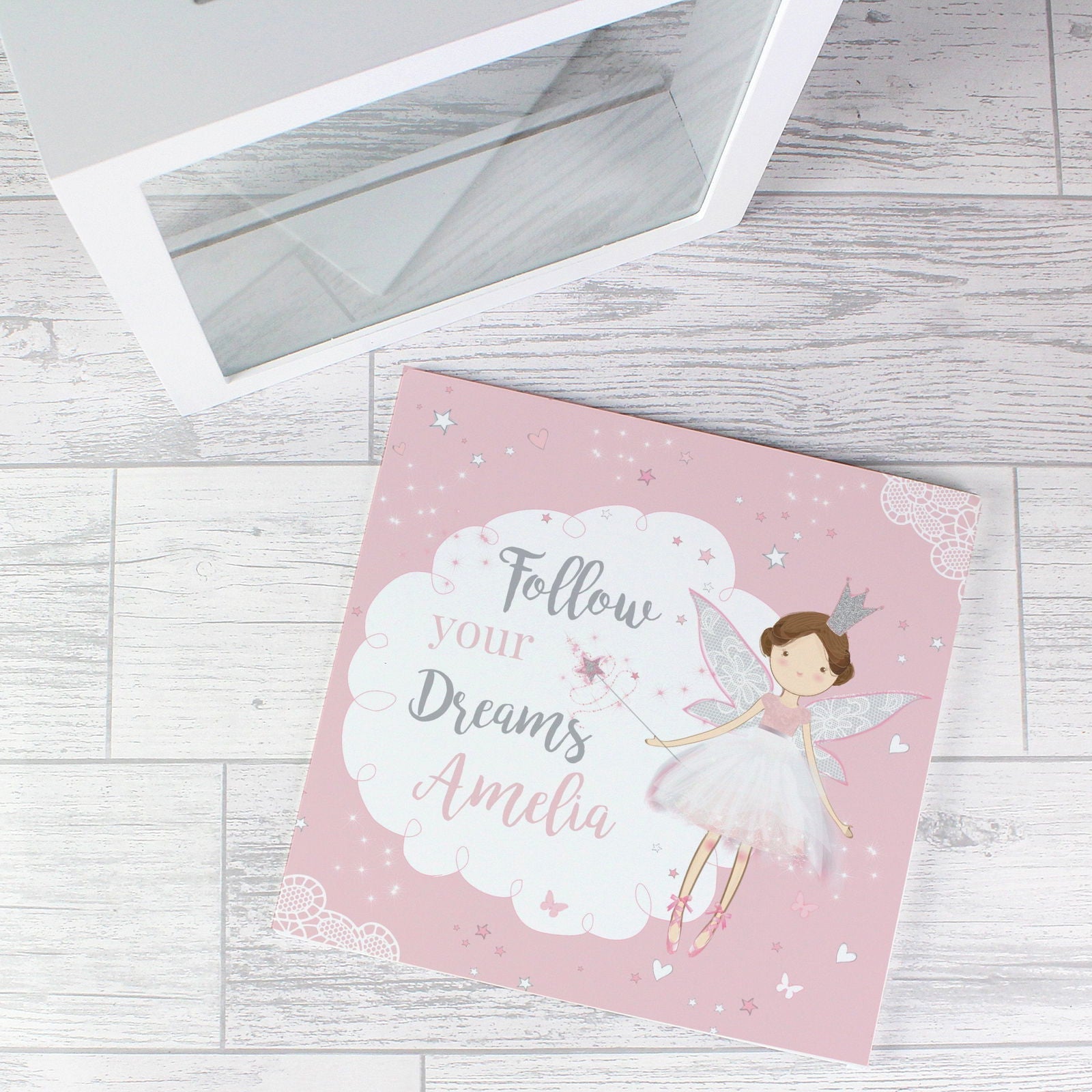 Personalised Fairy Princess Fund And Keepsake Box