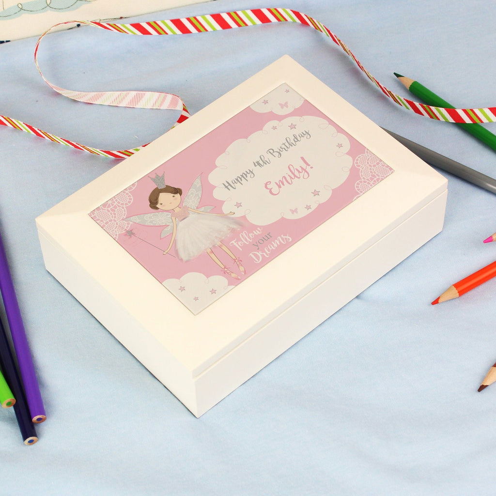 Personalised Fairy Princess Jewellery Box