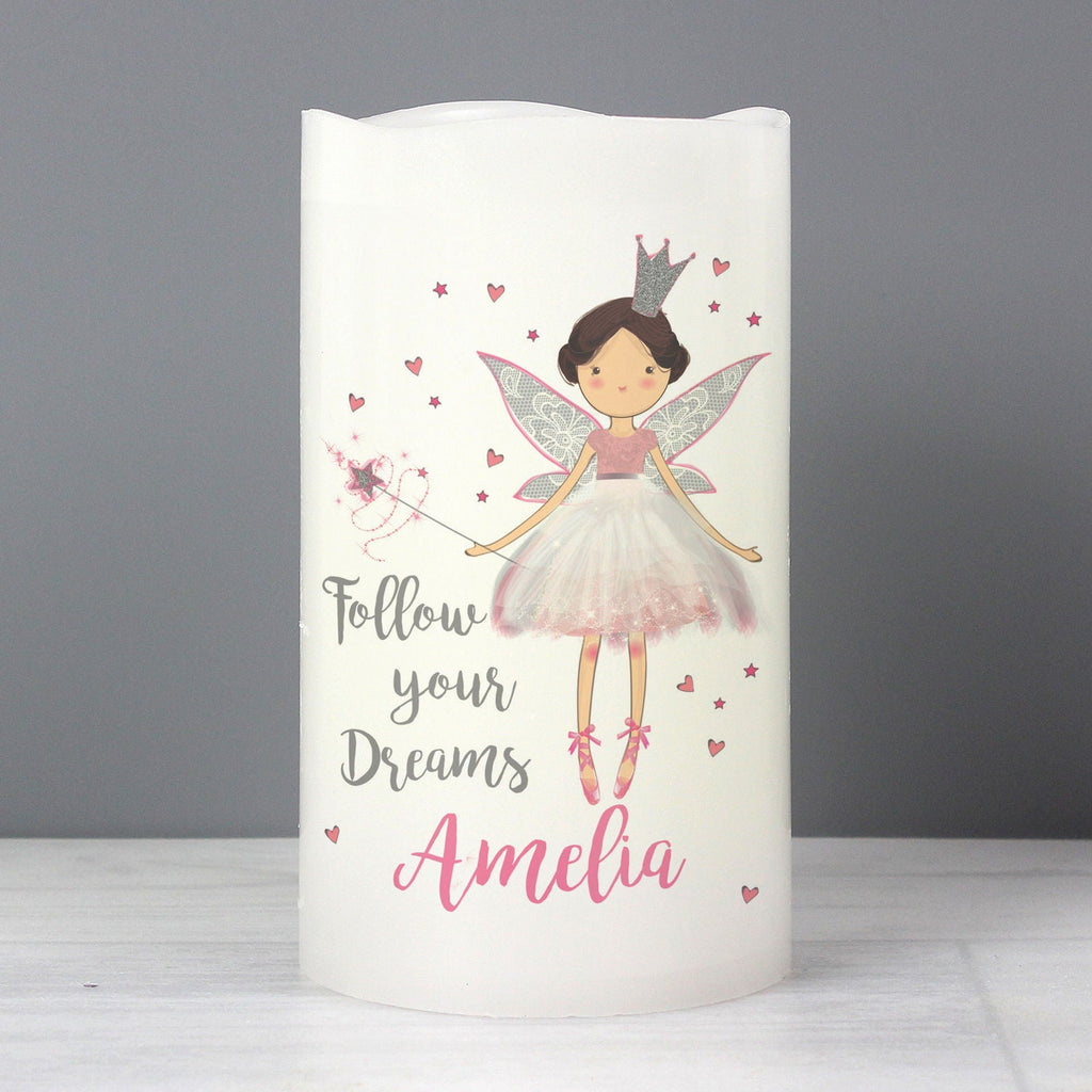 Personalised Fairy Princess Nightlight LED  Candle