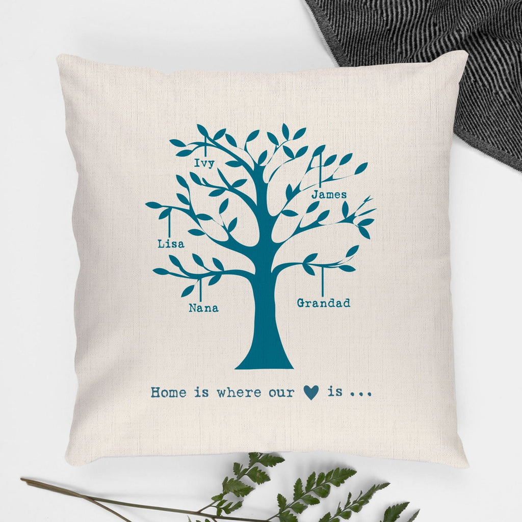 Personalised Family Tree Cushion Cover