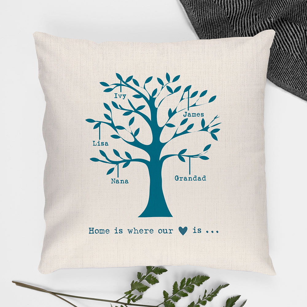 Personalised Family Tree Cushion Cover