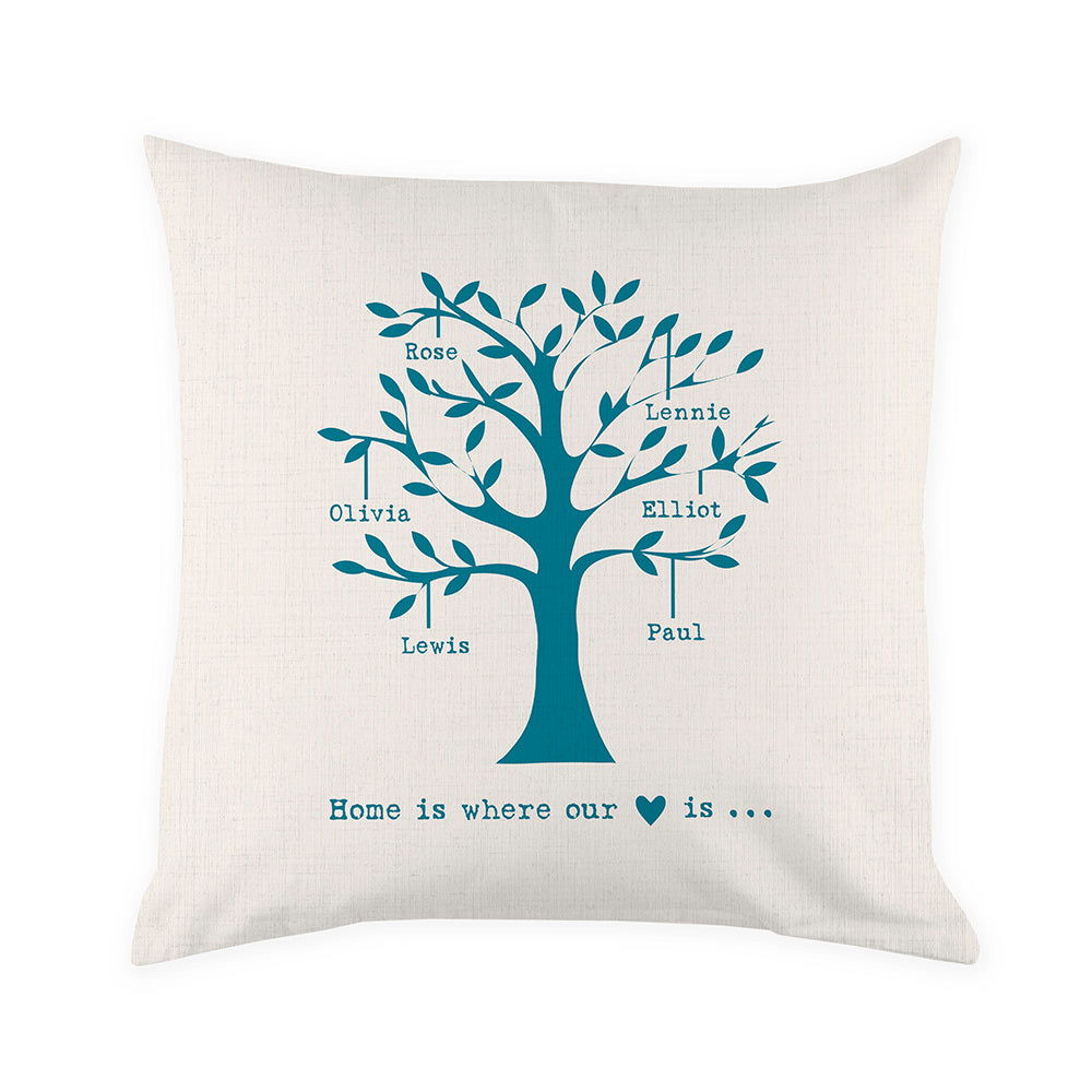 Personalised Family Tree Cushion Cover