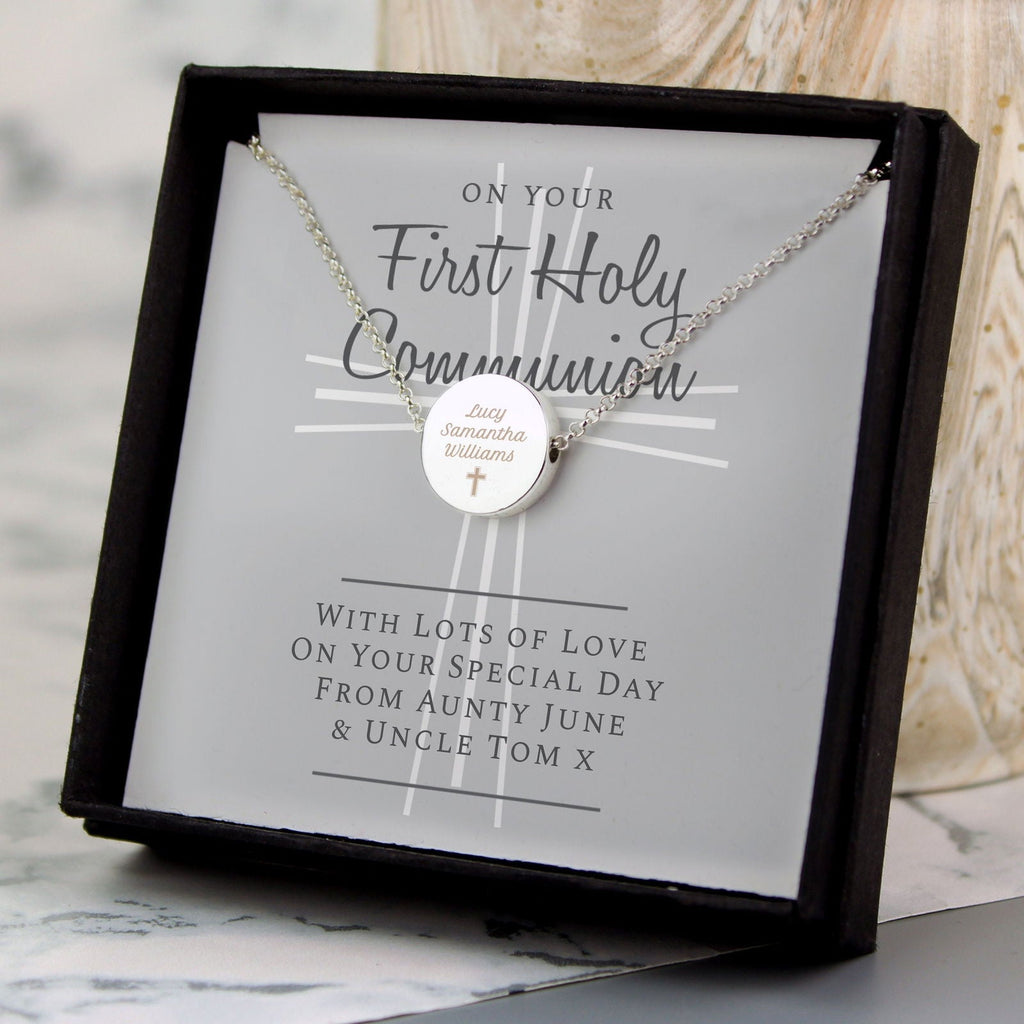 Personalised First Holy Communion Necklace Box
