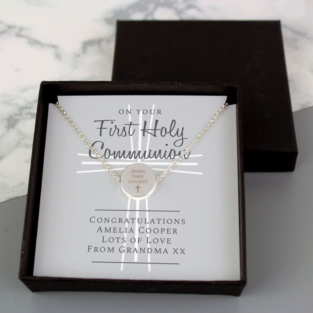 Personalised First Holy Communion Necklace Box
