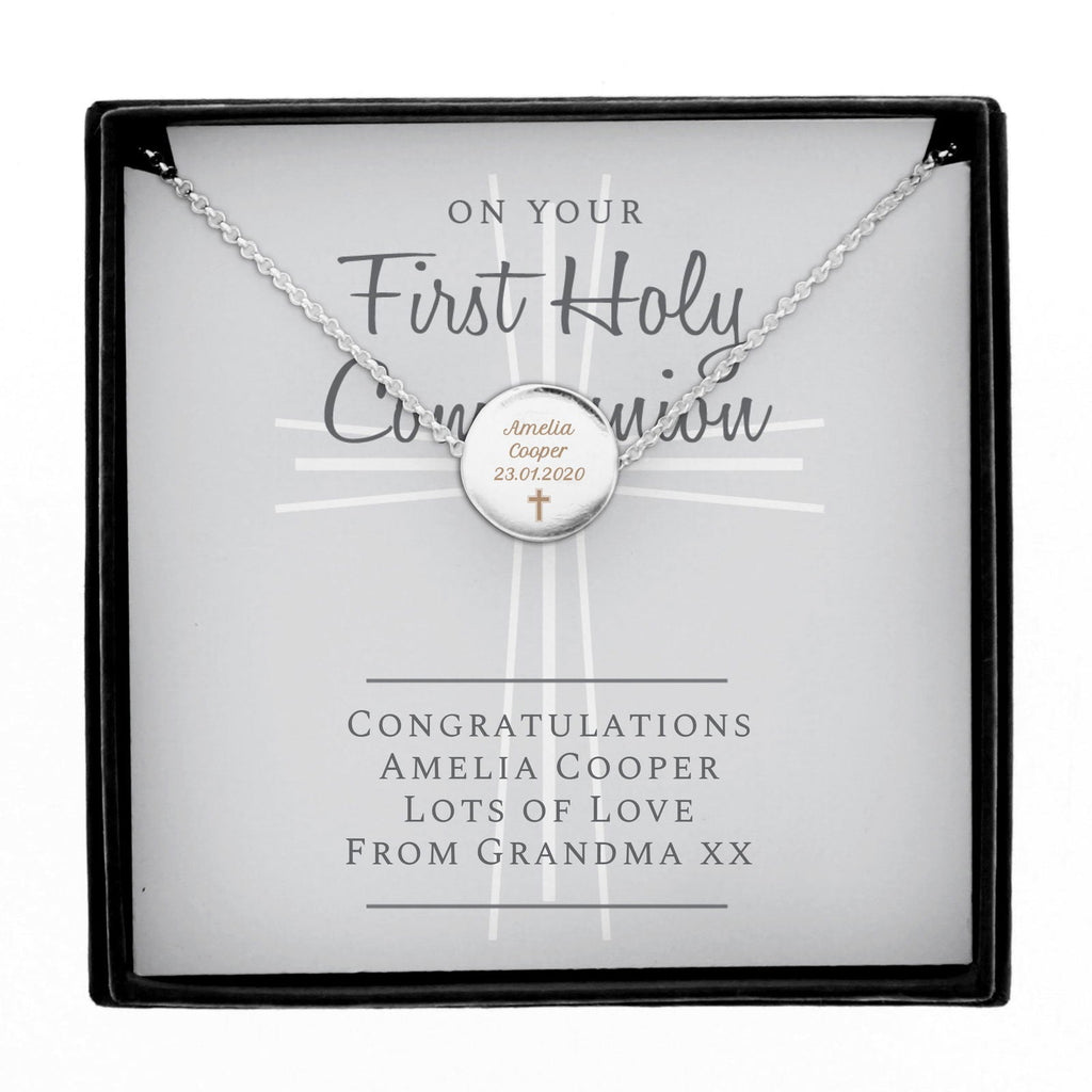 Personalised First Holy Communion Necklace Box