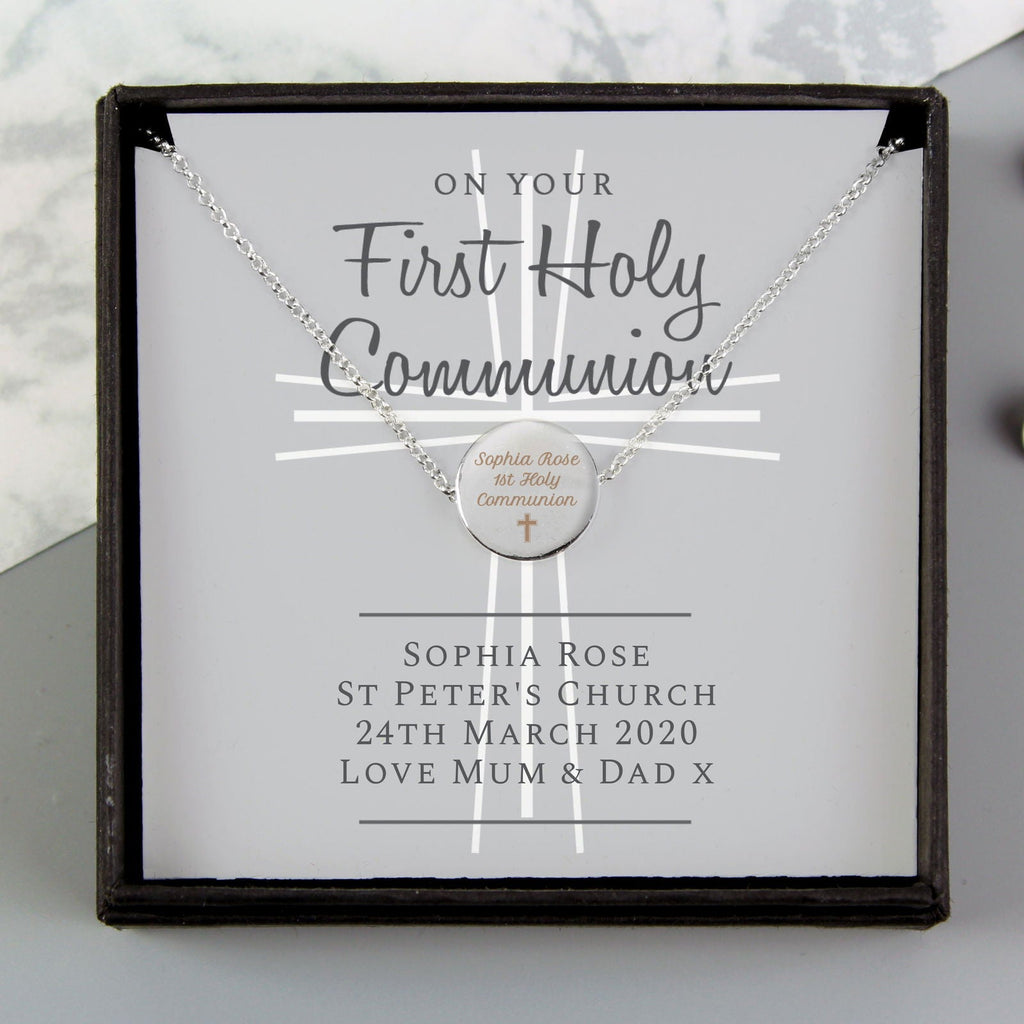 Personalised First Holy Communion Necklace Box