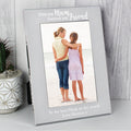 Personalised First My Mum...4x6 Inch Silver Photo Frame
