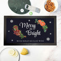 Personalised Floral Bar Mat