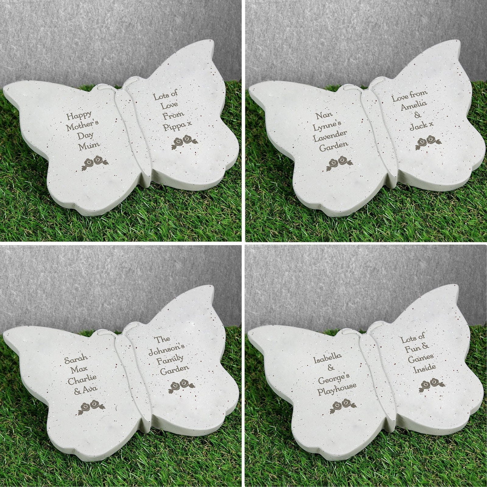 Personalised Floral Butterfly Ornament
