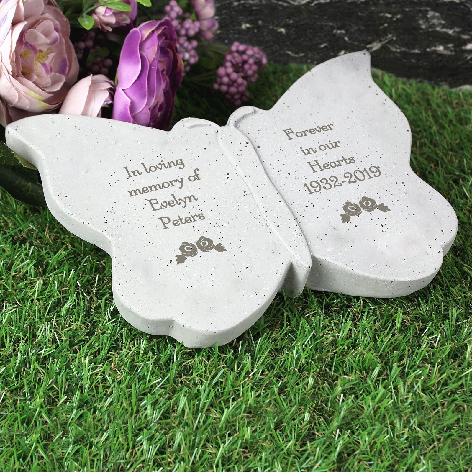 Personalised Floral Butterfly Ornament