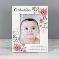 Personalised Floral Sentimental 6x4 Inch Wooden Photo Frame