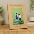 Personalised 'Grandchildren Are A Blessing' 5x7 Inch Wooden Photo Frame