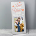 Personalised 'Love Is All You Need' 2x3 Inch Photo Frame