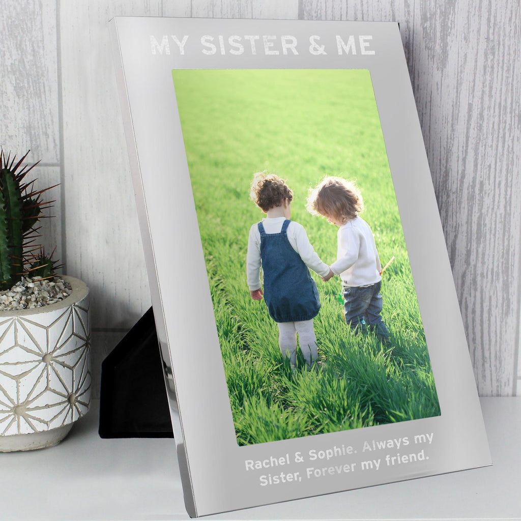 Personalised & Me 5x7 Inch Silver Photo Frame