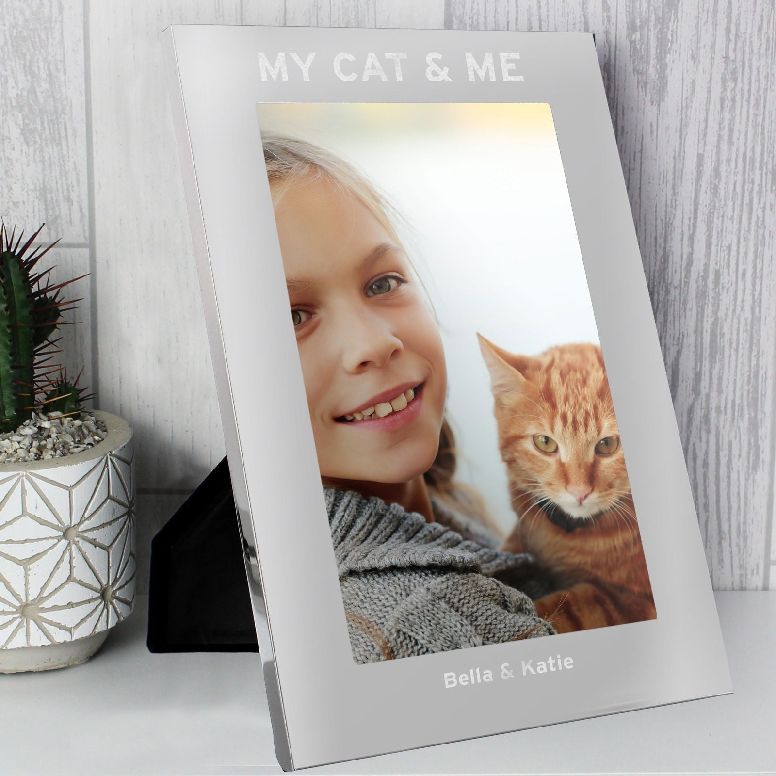 Personalised & Me 5x7 Inch Silver Photo Frame