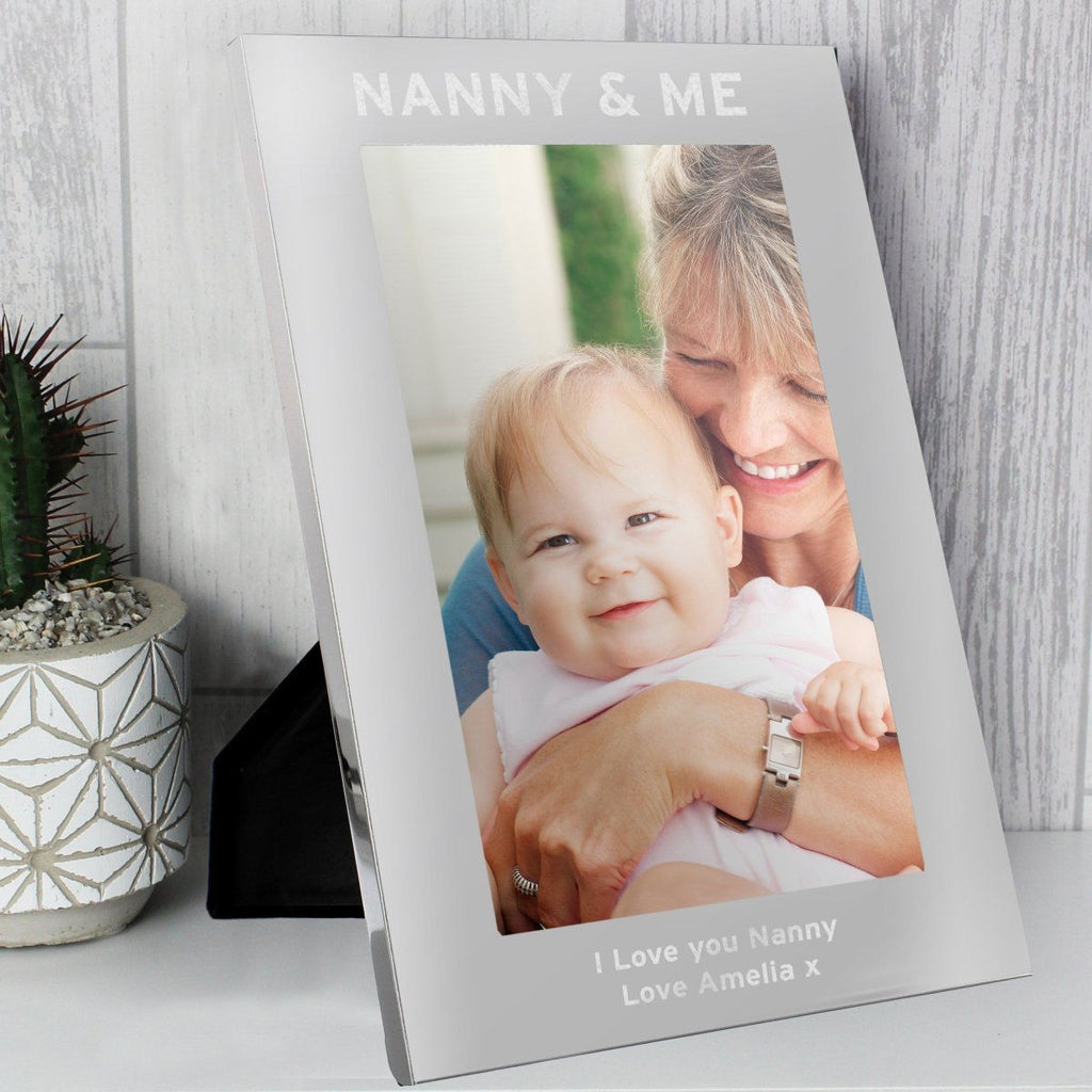 Personalised & Me 5x7 Inch Silver Photo Frame