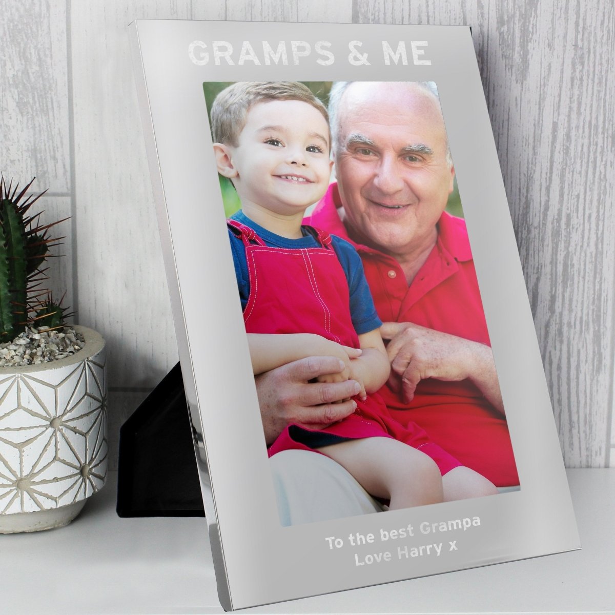 Personalised & Me 5x7 Inch Silver Photo Frame