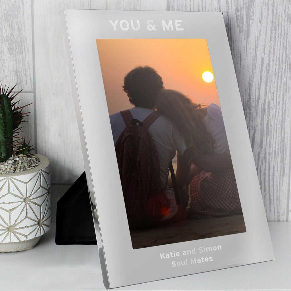 Personalised & Me 5x7 Inch Silver Photo Frame