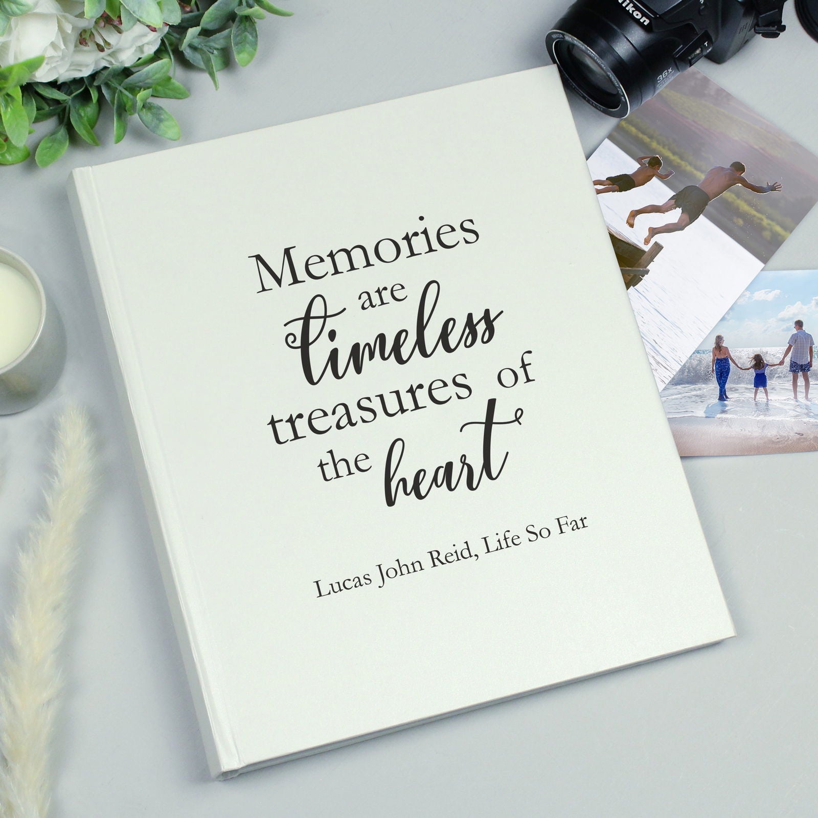 Personalised 'Memories Are Timeless' Traditional Album