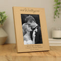 Personalised 'Our Wedding Day' 5x7 Inch Wooden Photo Frame