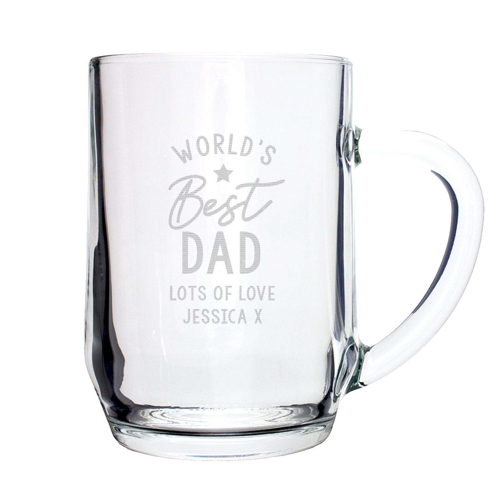 Personalised 'Worlds Best' Tankard