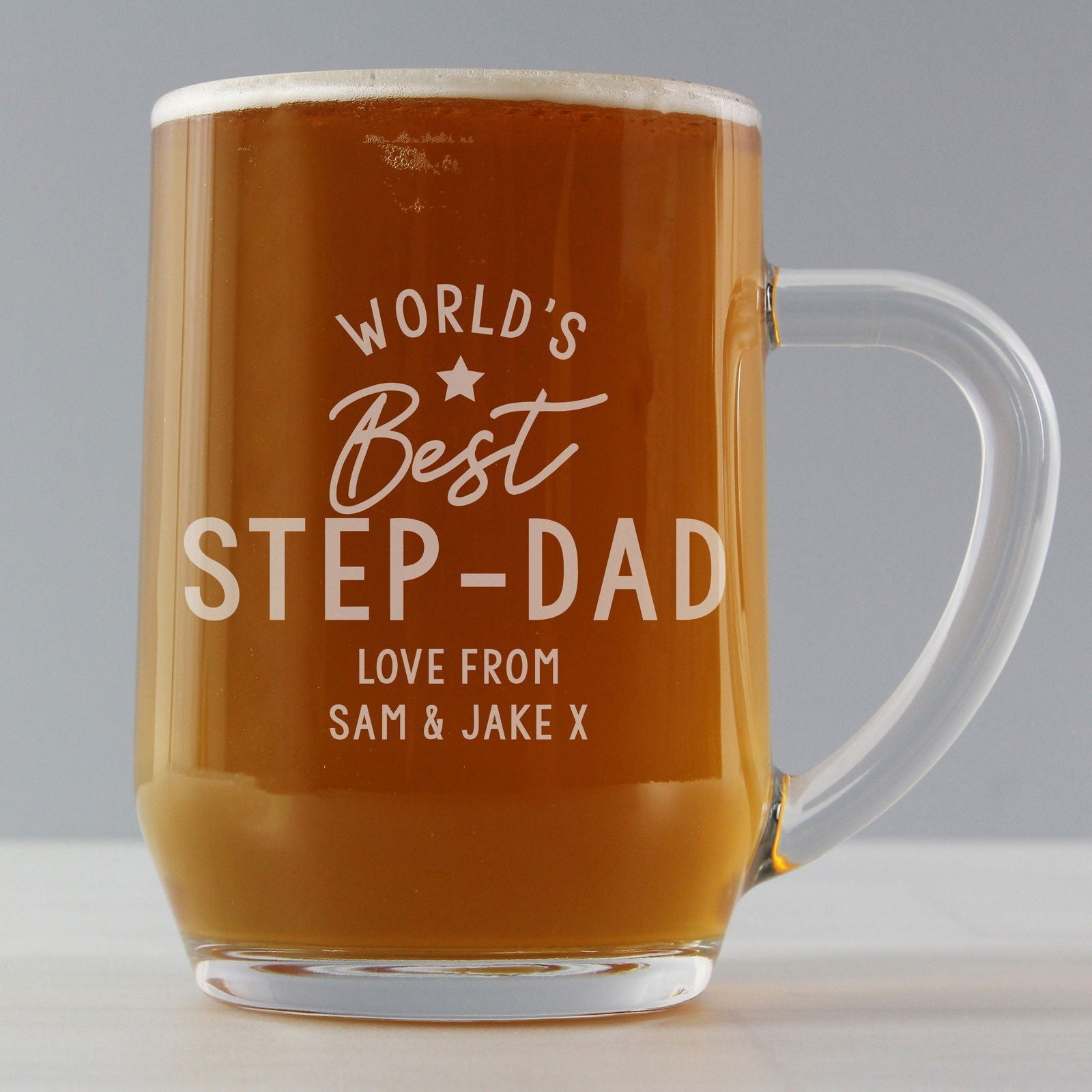 Personalised 'Worlds Best' Tankard