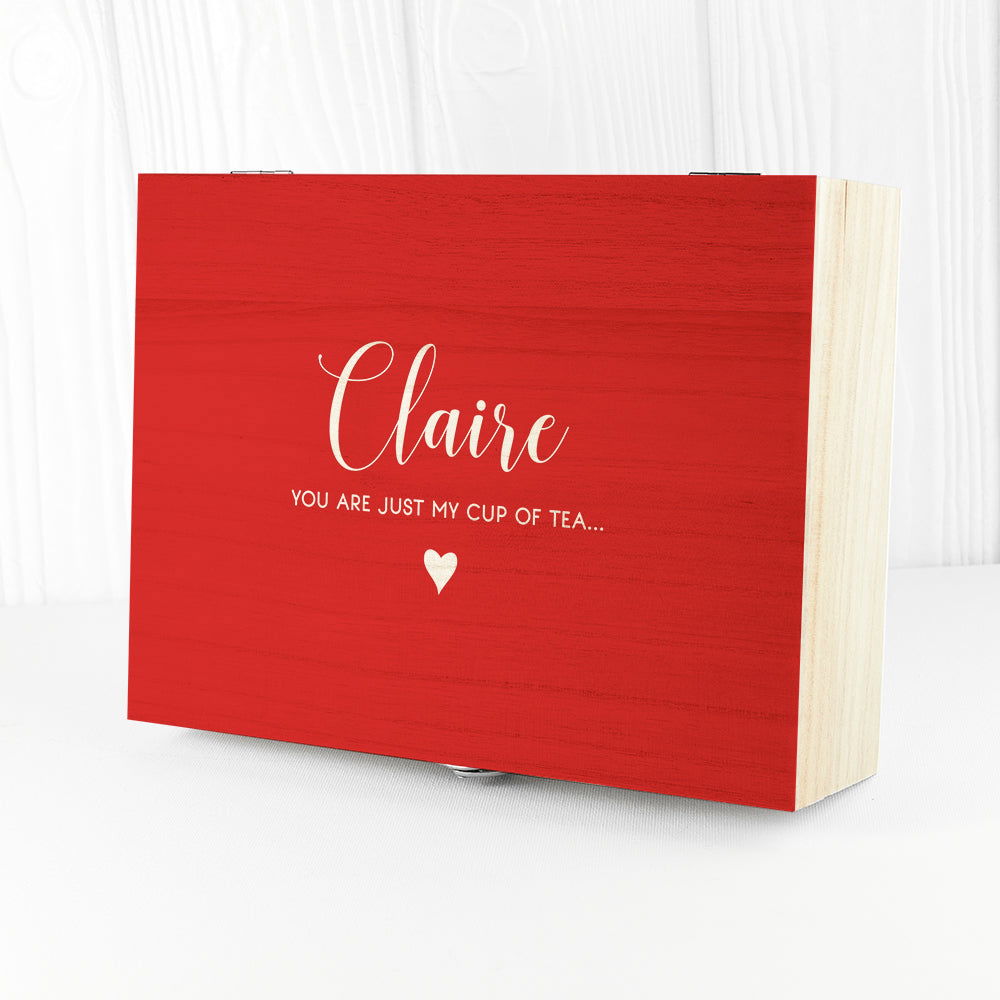 Personalised 'You Are My Cup Of Tea' Tea Box