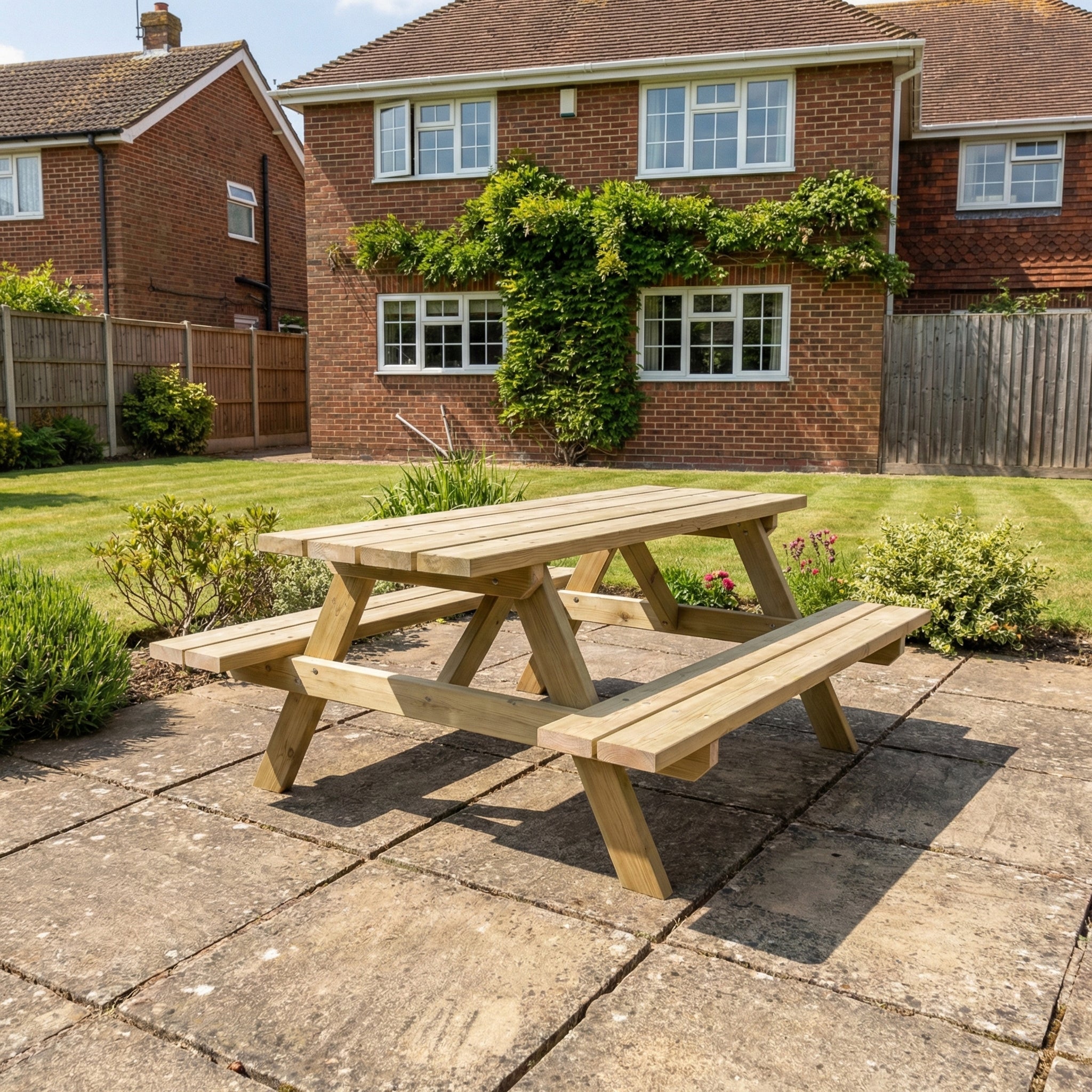 Premium Classic Pub Style Bench - Heavy Duty