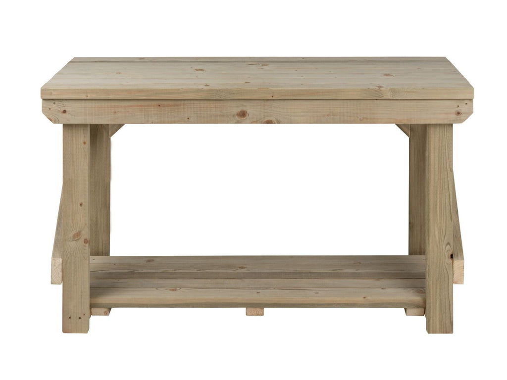 Indoor/outdoor workbench, pressure treated bench