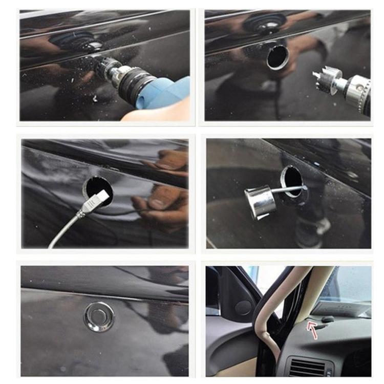Auto Electromagnetic Back-Up Parking 4 x Sensors, Detecting Distance: 0-2m, Back-Up Parking Sensor