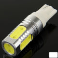 T10 5W White Light LED Light Bulb for Vehicles, DC 12V, 5W