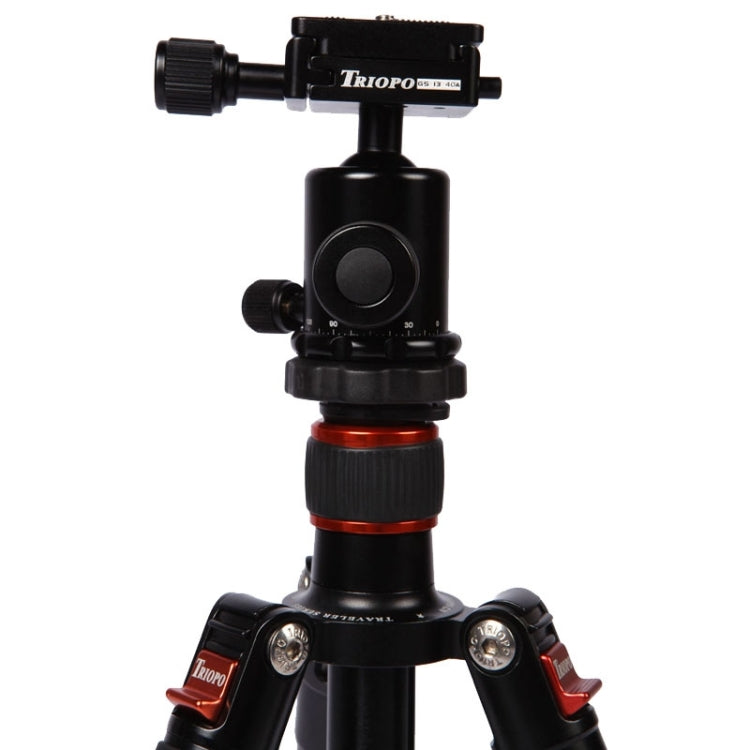 Triopo MT-2504C Adjustable Portable Aluminum Tripod with NB-1S Ball Head for Canon Nikon Sony DSLR Camera, MT-2504C (Black), MT-2504C (Gold)