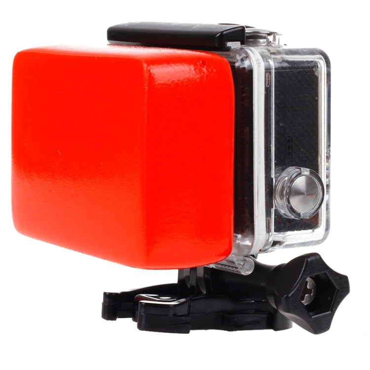 Floaty Sponge Backdoor with Sticker for GoPro, Insta360, DJI & Action Cameras (Red)