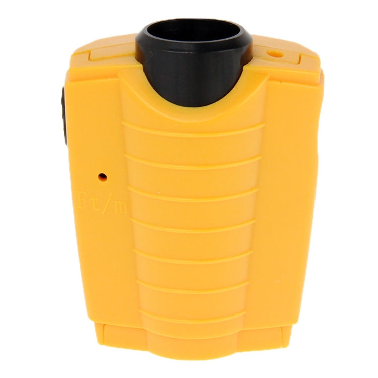 Mini Ultrasonic Distance Measurer with Laser Pointer, Orange
