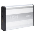 3.5 inch HDD External Case, Support IDE Hard Drive, EU Plug (Silver)