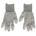 Anti Static ESD Safe Universal Size PU Fingertip Coating Gloves for Computer / Electronic / Phone Repair, Pair of 2, Grey