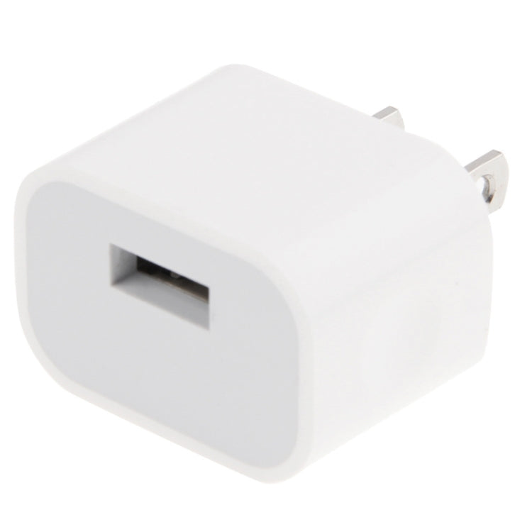 US Plug USB Charger Adapter(White)
