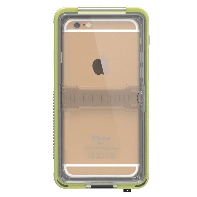 Waterproof Dustproof Shockproof Crushproof Noctilucent Protective Case with Holder for iPhone 6 & 6S