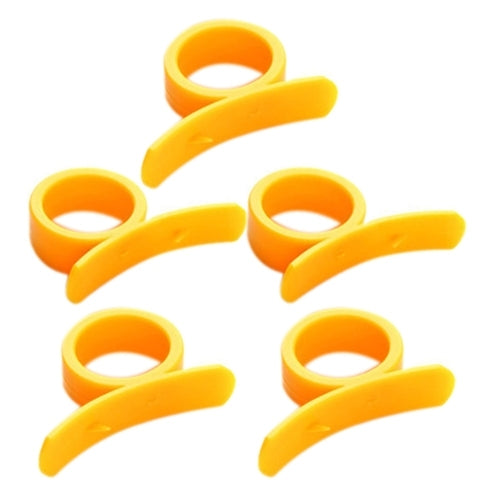 10pcs Ring Type Lemon Orange Tangerine Opener Peeler Peel Slicer Cutter Fruit Skin Remover Knife Helper, Random Color Delivery