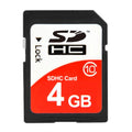 4GB High Speed Class 10 SDHC Camera Memory Card (100% Real Capacity), 4GB